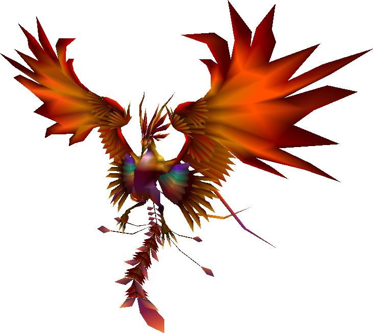 Phoenix-ffvii - Final Fantasy Vii Phoenix (731x652), Png Download
