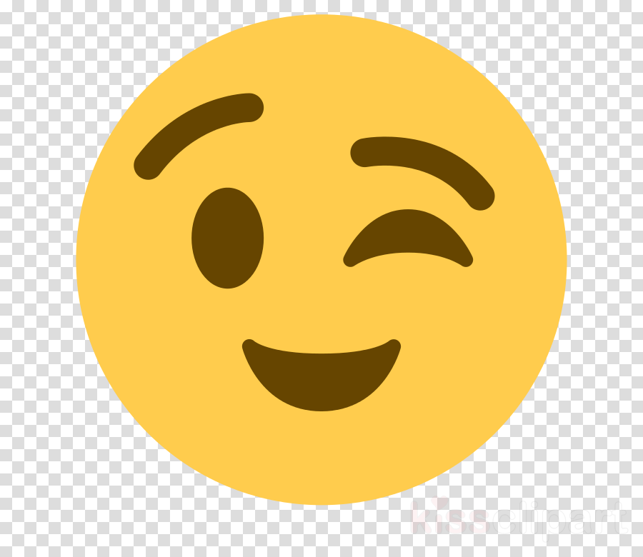 Wink Emoji Png Clipart Emoji Emoticon - Play Button Blue Png (900x780), Png Download
