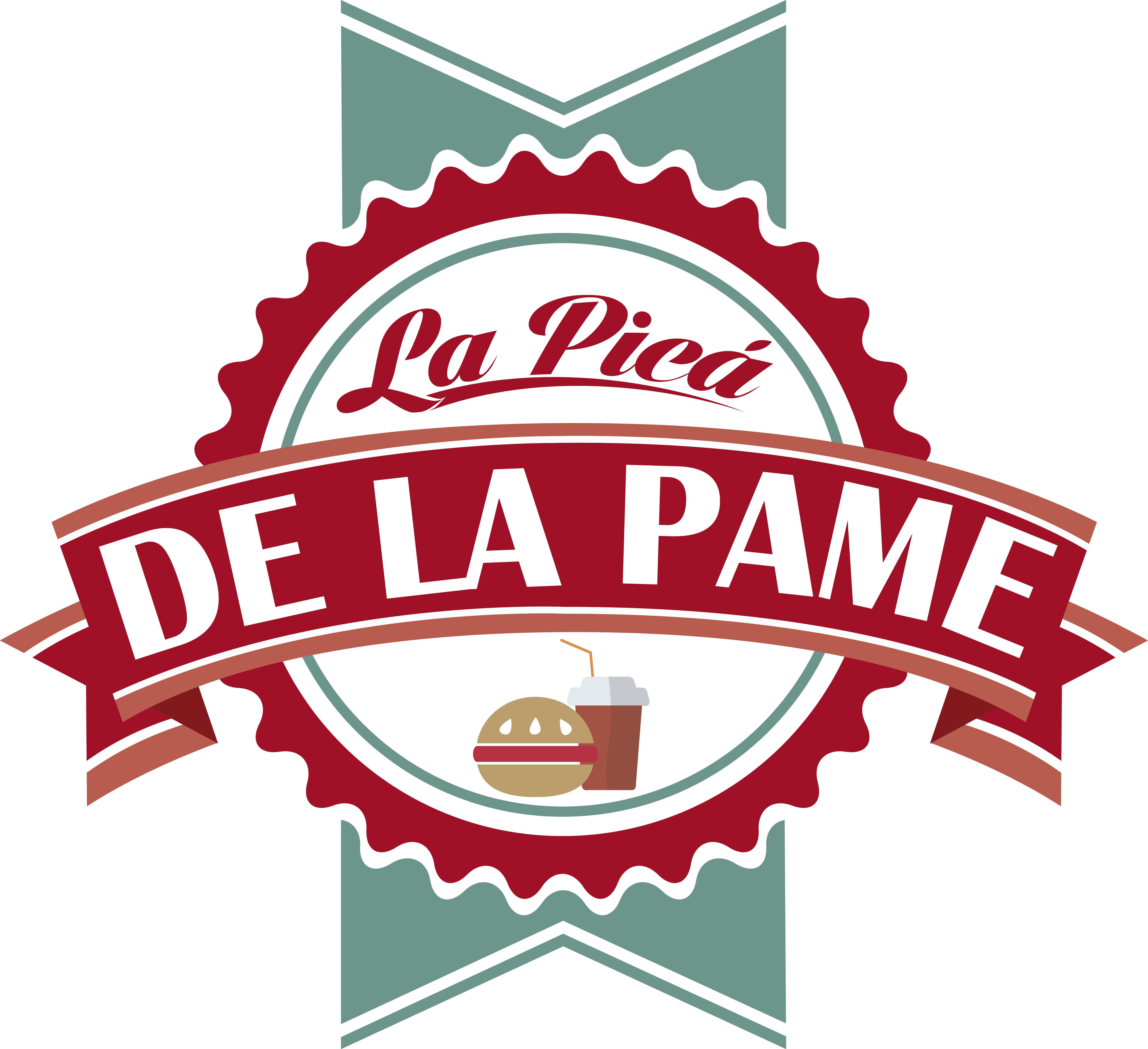 Logo Fuente De Soda Portafolio Seba Reyes Diseño Pinterest - Logo De Fuente De Soda (5088x4650), Png Download