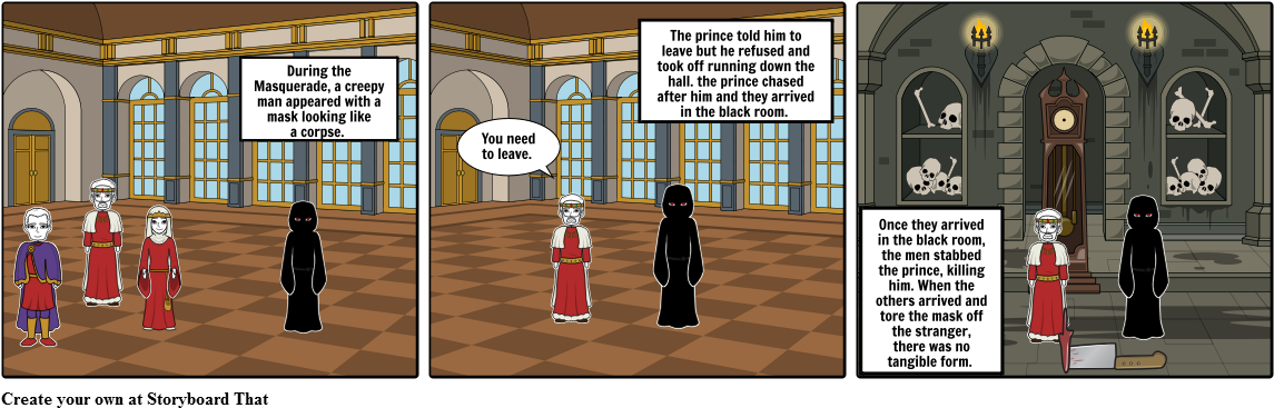 Red Death - Cartoon (1164x385), Png Download