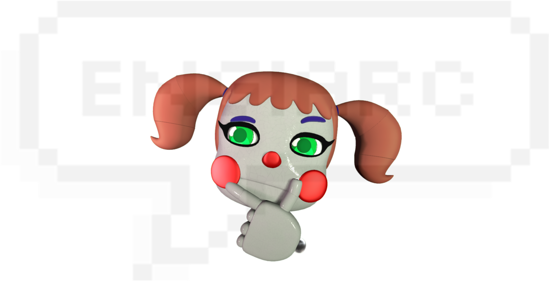 Artworktlt Circus Baby Thinking Emoji - Five Nights At Freddy's (1191x670), Png Download
