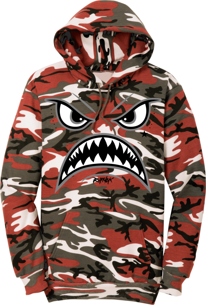 Rufnek-red Camo Warface Hoodie - Omega Psi Phi Camouflage Hoodie- (720x1065), Png Download