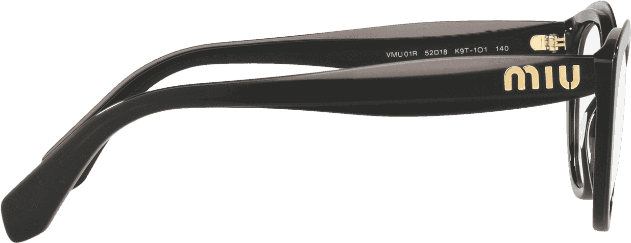Mu 01rv Glasses In Black On Grey - Glasses (1920x2000), Png Download