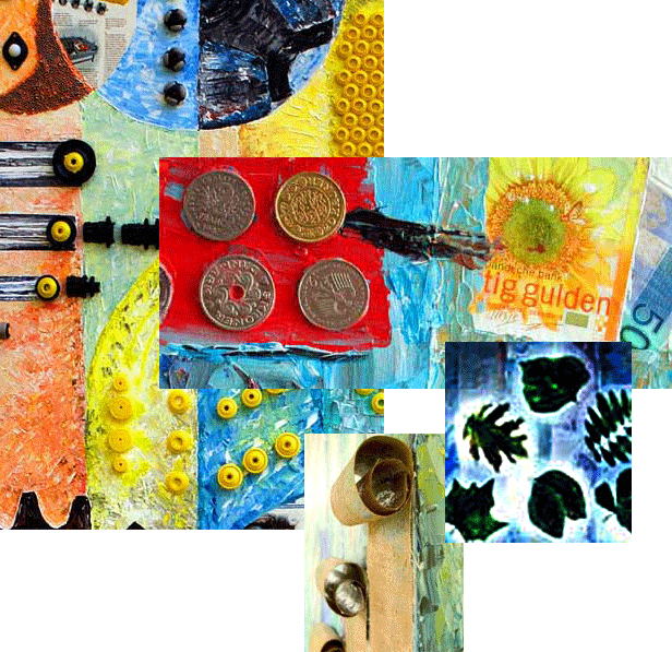 Modern Collage Art (616x597), Png Download