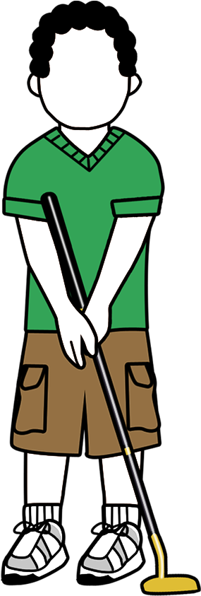 Mini Golf Birthday Party Invitation - Clip Art (1000x1000), Png Download