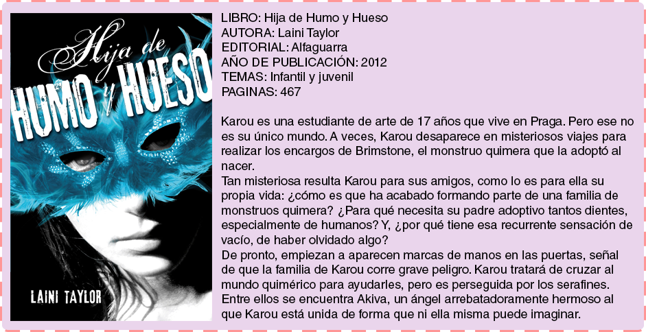 Hola Realezas, Hoy Les Traigo Una Reseña De Mi Más - Hija De Humo Y Hueso / Daughter Of Smoke And Bone (941x484), Png Download