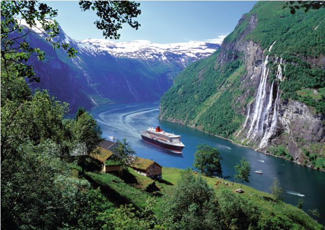 Norwegian Fjord - Geiranger (640x640), Png Download