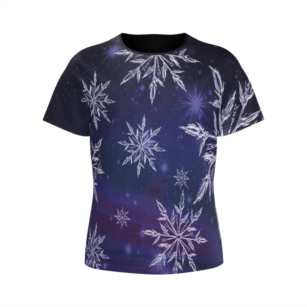 Caracal Christmas Blue Snow - Zazzle White Snow Blue Christmas Head Kerchiefs, Adult (1024x1024), Png Download