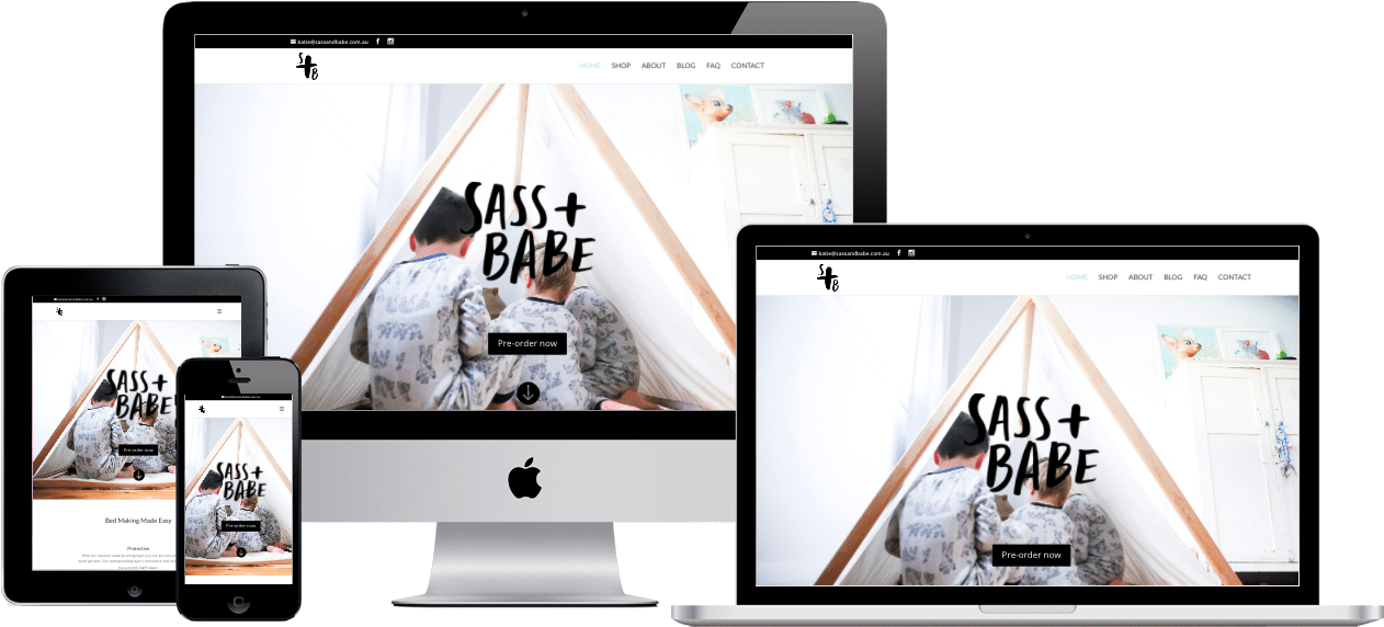 Sass And Babe Website - Restaurant Website Mockup (1290x630), Png Download