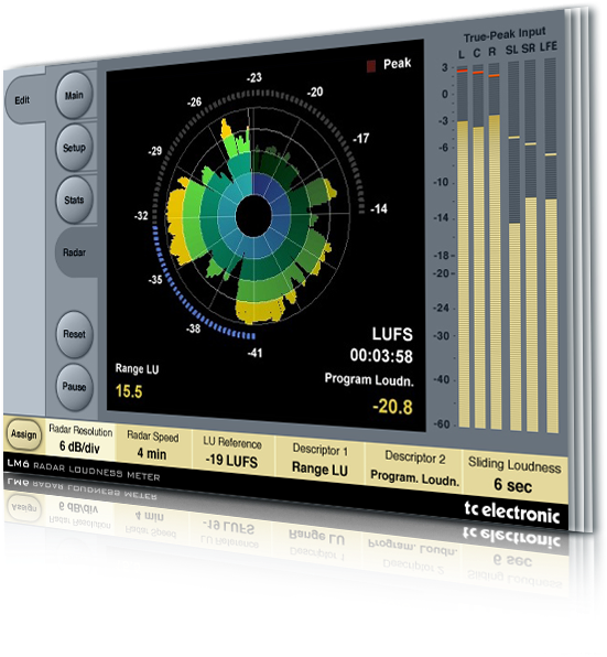 Always On - Tc Electronic Lm6 Radar Loudness Meter Plug-in (native) (630x630), Png Download