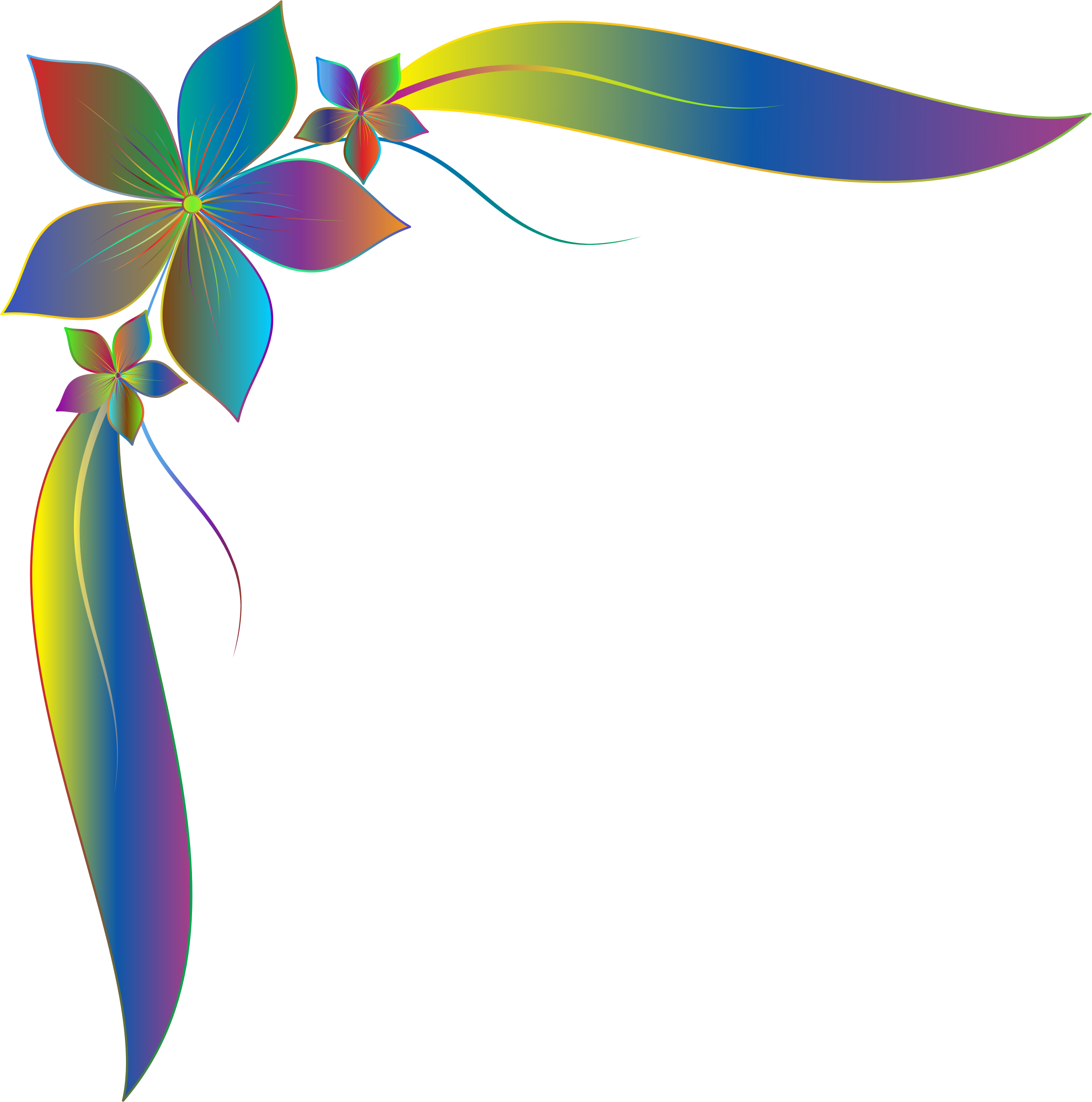 This Free Icons Png Design Of Prismatic Simple Corner (2298x2318), Png Download