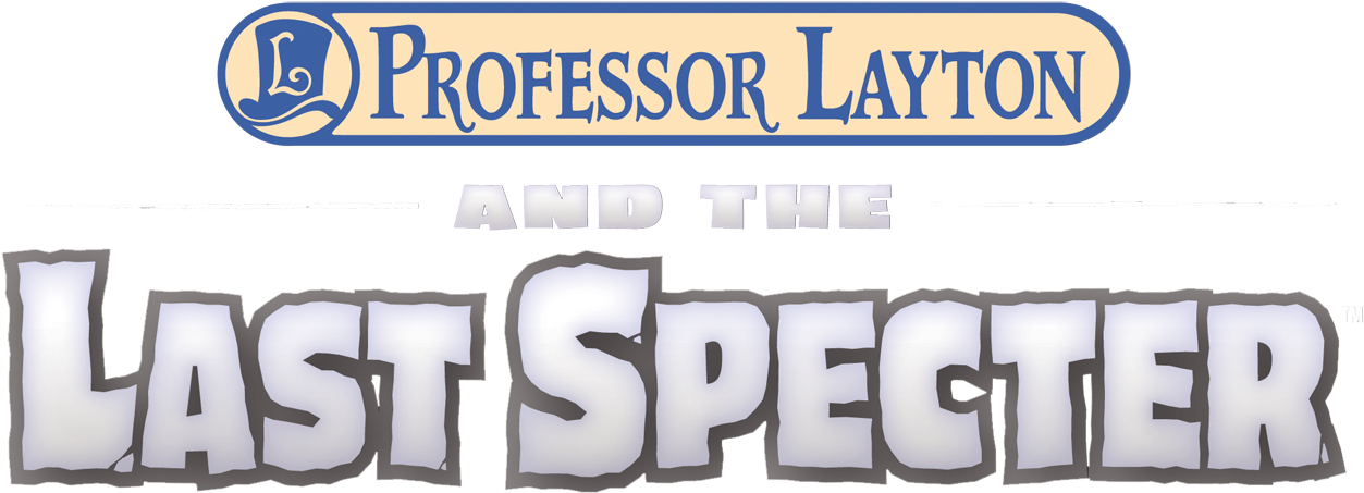Last Specter Logo - Professor Layton Last Spectre Logo (1302x521), Png Download