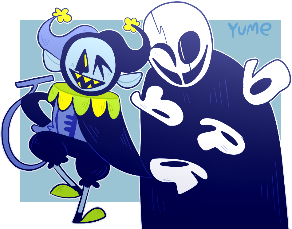 Jevil - Tumblr - Flowey (1024x768), Png Download