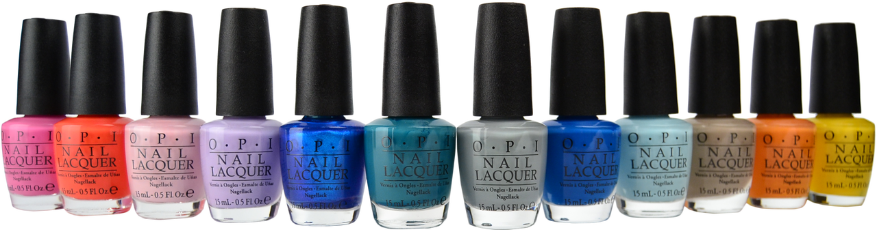 12 Pc Fiji Collection By Opi - Alanine Transaminase (1280x337), Png Download