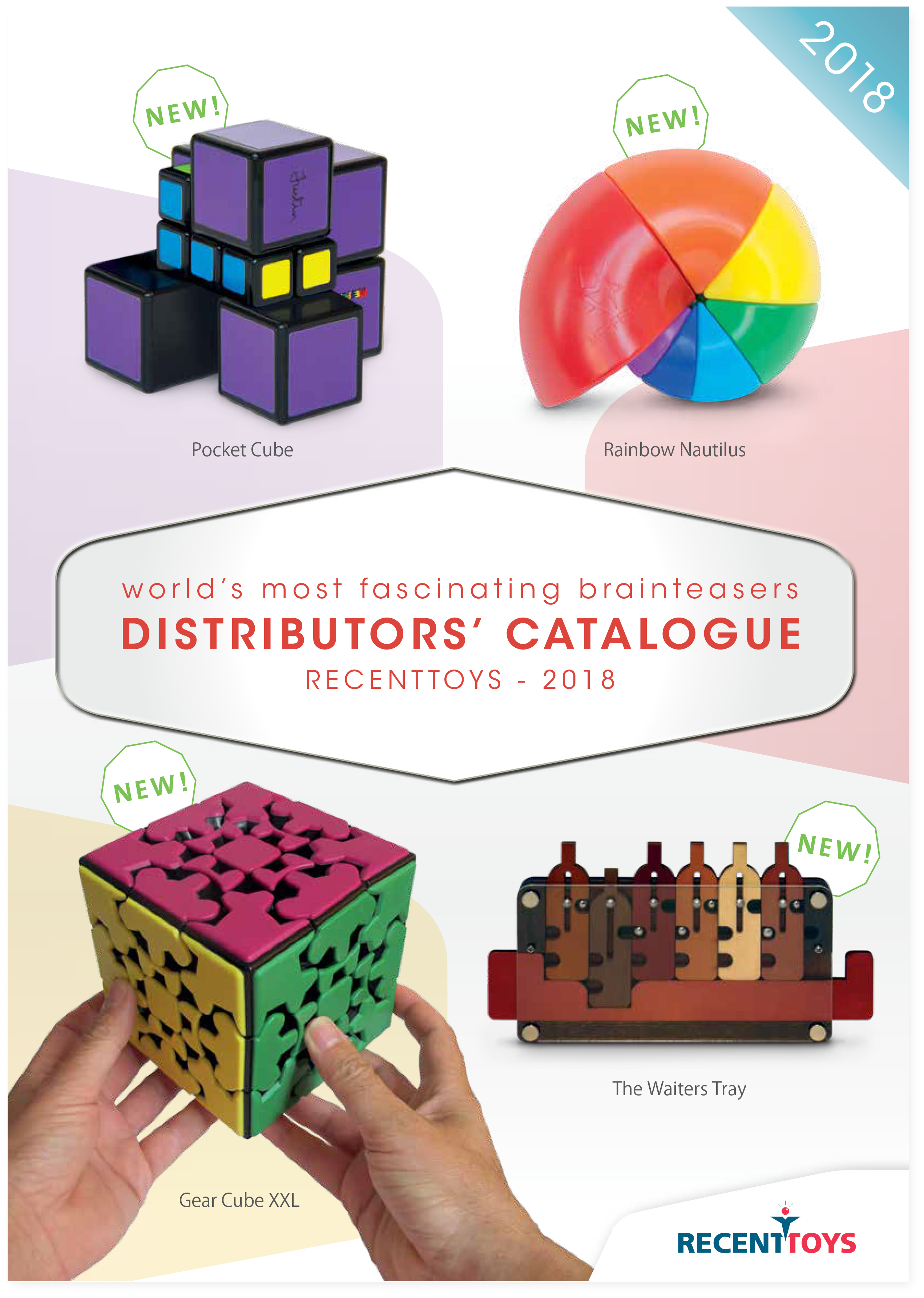 Catalogue Europe - - Recenttoys Hlavolam Rainbow Nautilus (2717x3744), Png Download