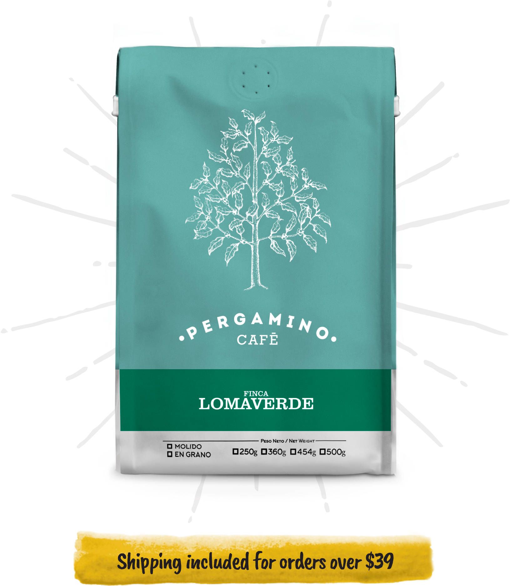 Finca Lomaverde - Pergamino - Café De Colombia En Grano Urrao (2000x2000), Png Download