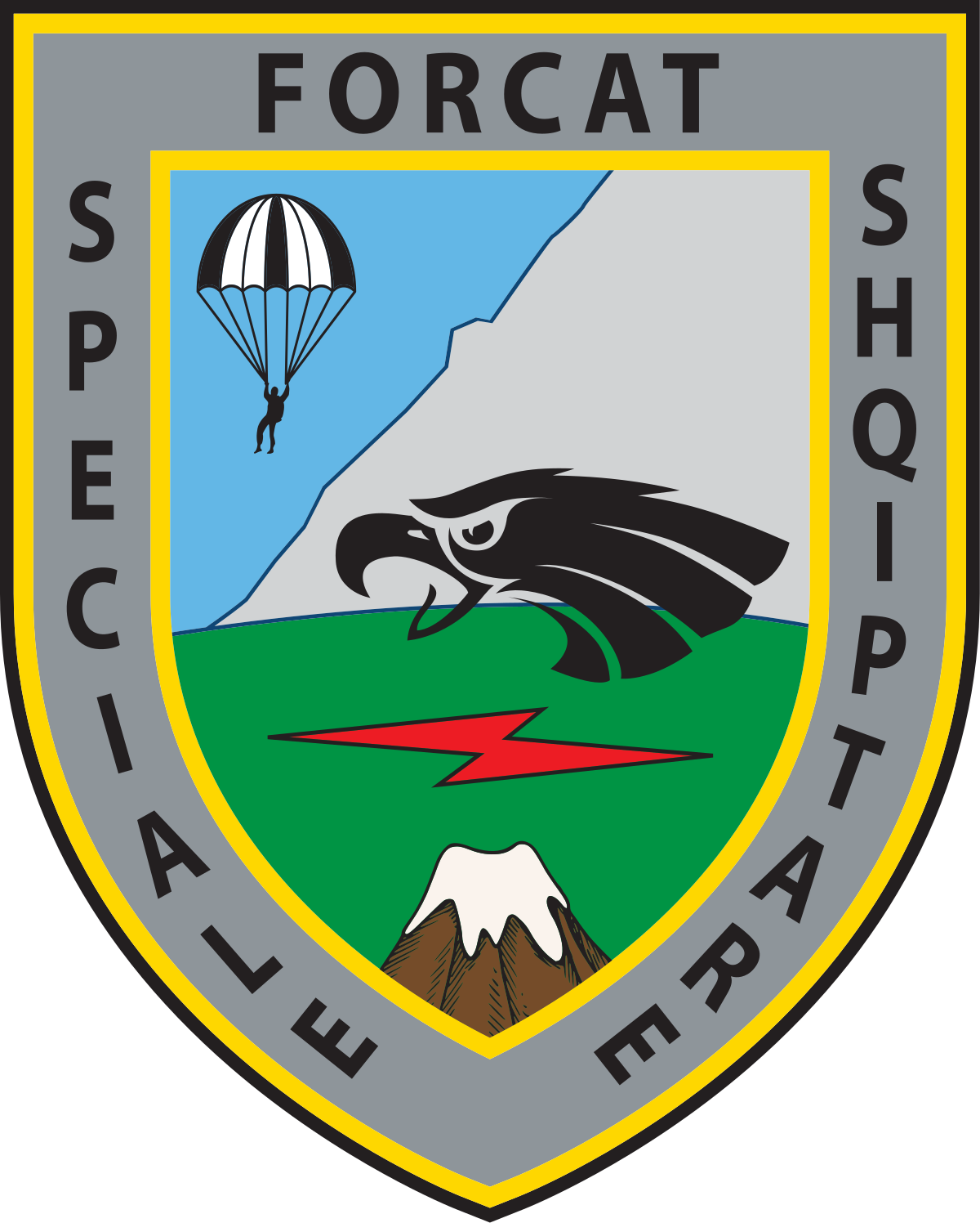 Albanian Special Forces Badge (1200x1496), Png Download
