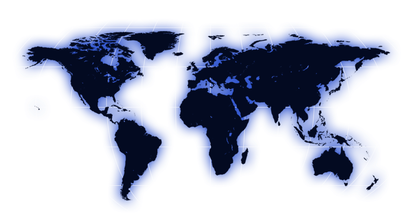 Projects By Regions - World Map (1000x441), Png Download