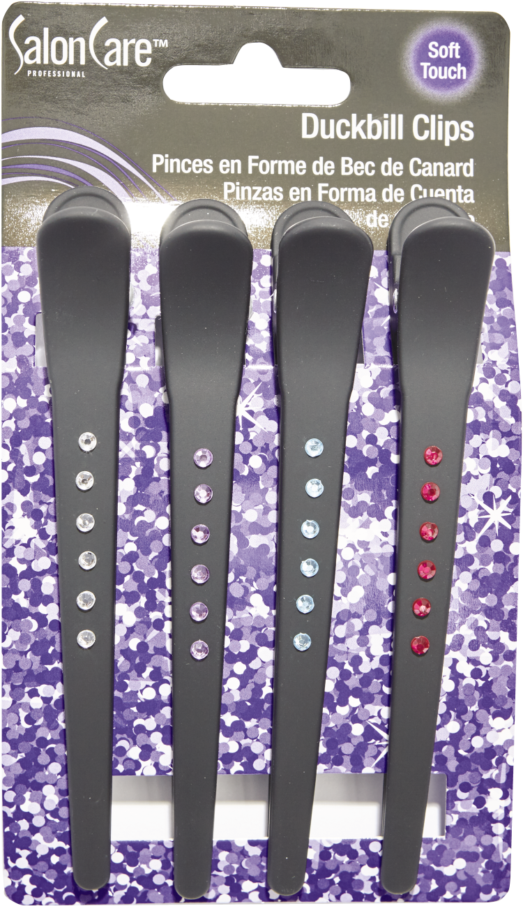 Duckbill Clips With Rinestones Salon Care Salon Accessories. (1500x1500), Png Download