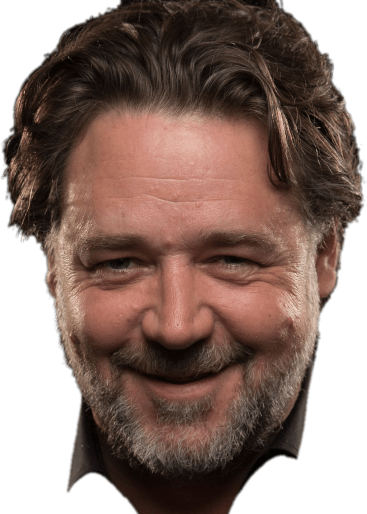 Russell Crowe Smiling - Russell Crowe Png (1421x1679), Png Download
