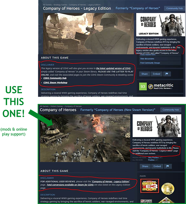 Store Pages Descriptions Were Also Tweaked Accordingly - Company Of Heroes Legacy Edition (610x667), Png Download