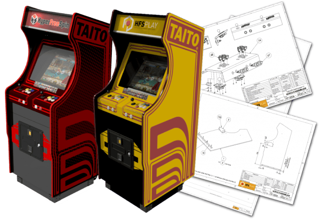 Ms - Arcade Cabinet (664x474), Png Download