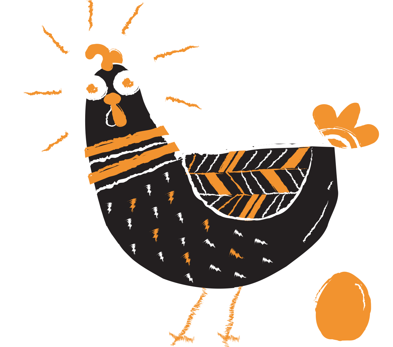 Granja Viva Parte El Año 2013 Como Una Granja Familiar - Rooster (1310x1271), Png Download