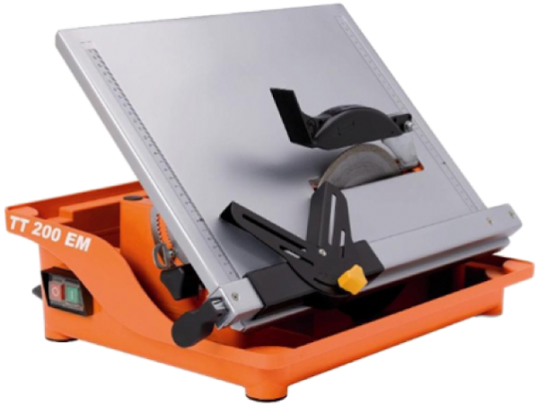 Cortador De Madeira - Flexovit Tt200em Water Powered Tile Saw 800 Watt 240 (665x600), Png Download