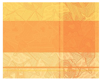 2 Placemat Cm 100% Cotton Yellow And Orange Birds - Patchwork (600x600), Png Download