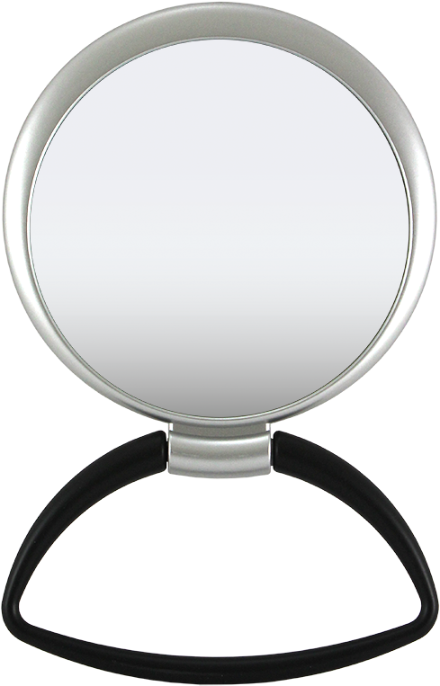 Hanging / Standing Mirror 1x/5x Black Handle, Matte - Swissco Mirror (611x817), Png Download