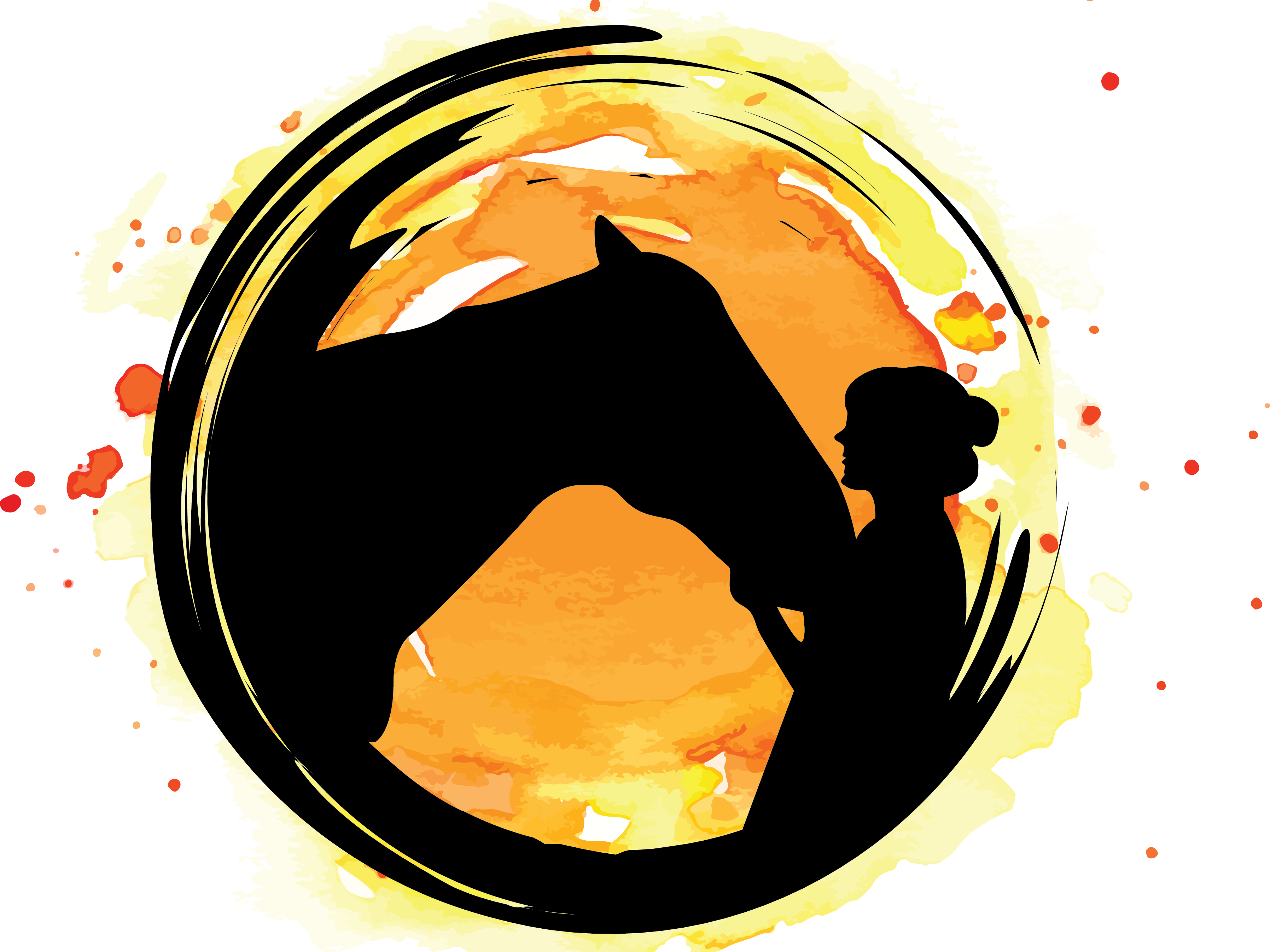 Big Heart Equestrian (3592x2693), Png Download
