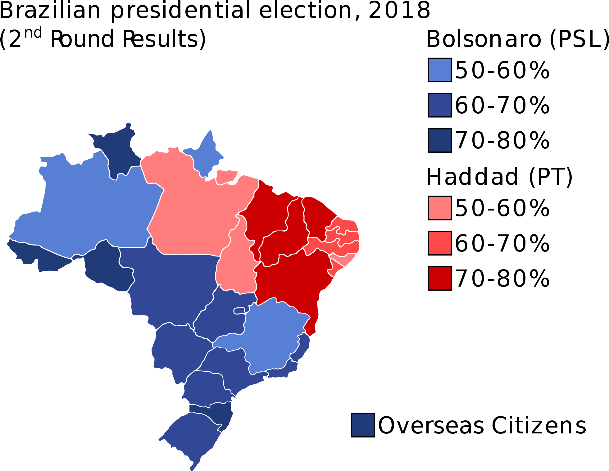 Open - Brazil Election Results 2018 (2000x1600), Png Download