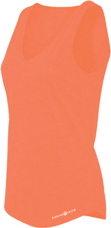 Flowyvnecktankcorallogo (549x994), Png Download