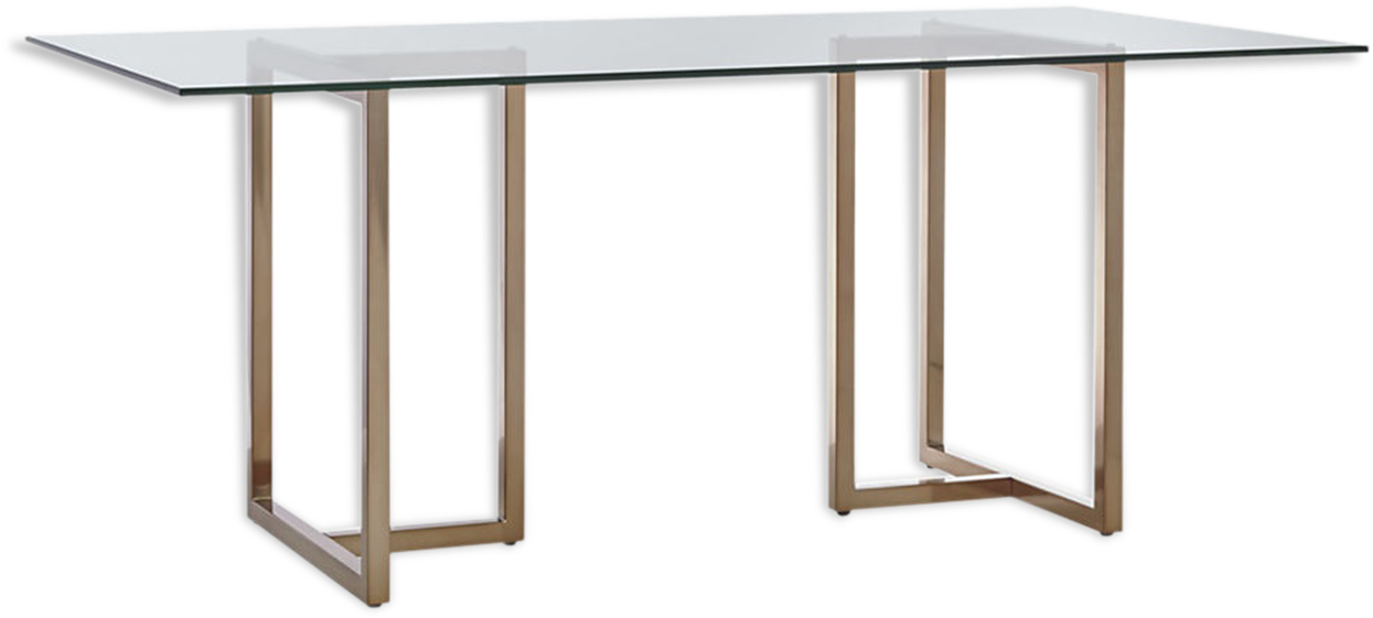 Glass Table Crate & Barrel - Table (1457x1457), Png Download