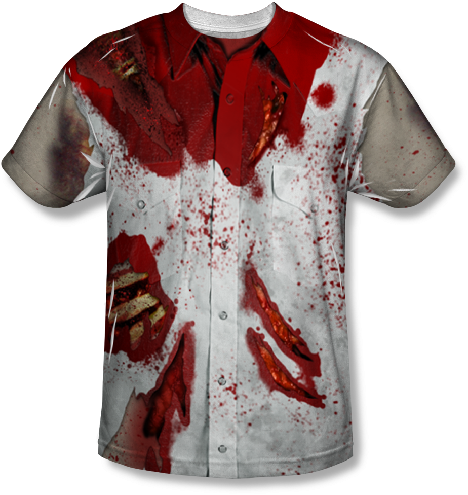 Button Up Shirts Halloween Print (1000x1000), Png Download