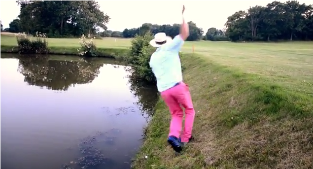 Un Jugador De Golf Borracho Que Termina Muy Mal - Gif (1140x640), Png Download