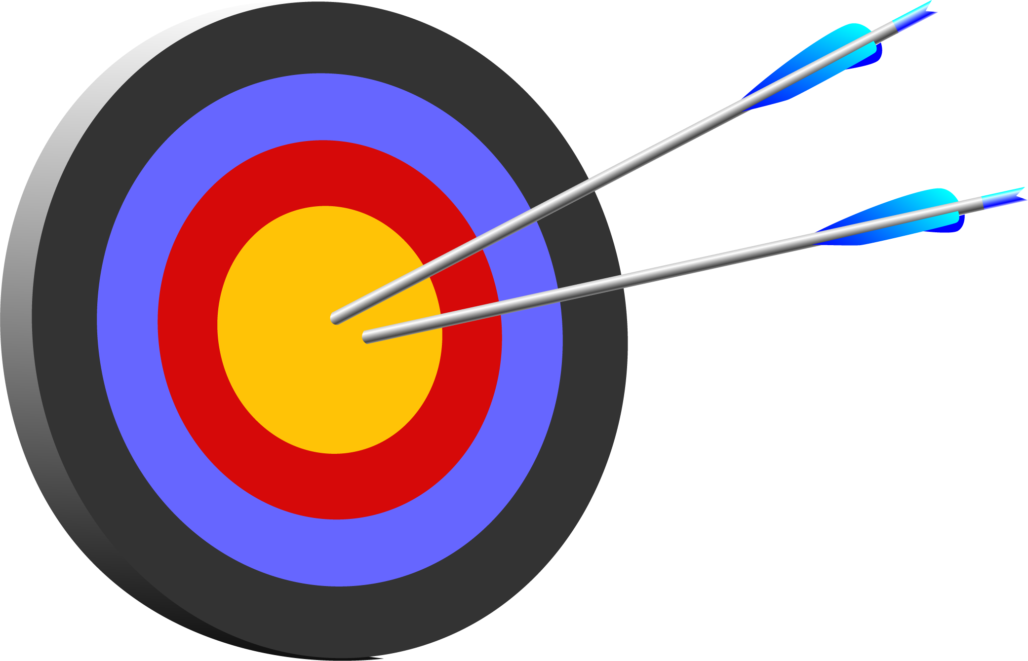 Royalty Free Library Target Concentric Objects Transprent - Cartoon (2082x1340), Png Download