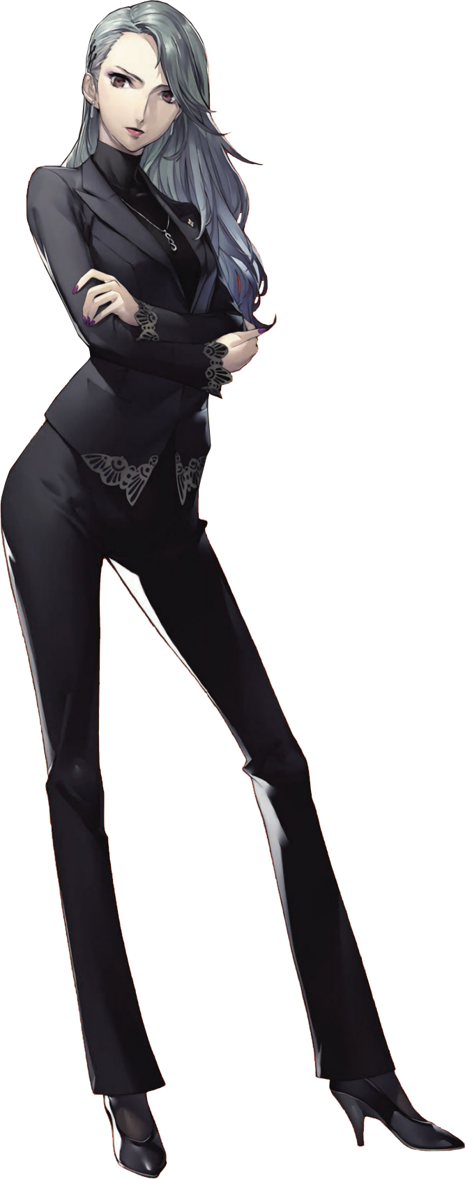Sae Niijima - Persona 5 Sae Niijima (667x1688), Png Download