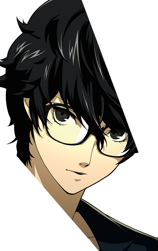 Akira/ren Ryuji Sakamoto, Haru Okumura, Shin Megami - Persona 5 Ren Portrait (544x864), Png Download