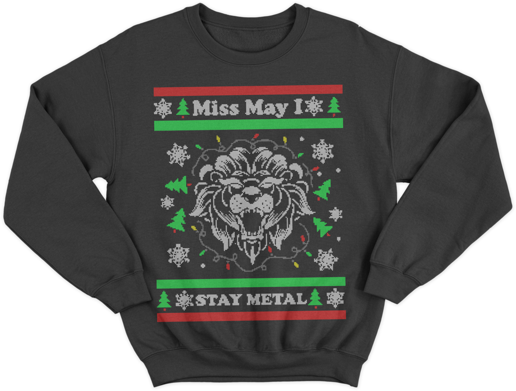Lion Christmas Sweater - Miss May (1024x1024), Png Download