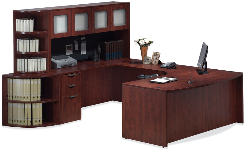 Home Office Desk - Bookcase (800x600), Png Download