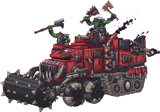 Thumb Image - Warhammer 40k Pixel Gif (697x472), Png Download