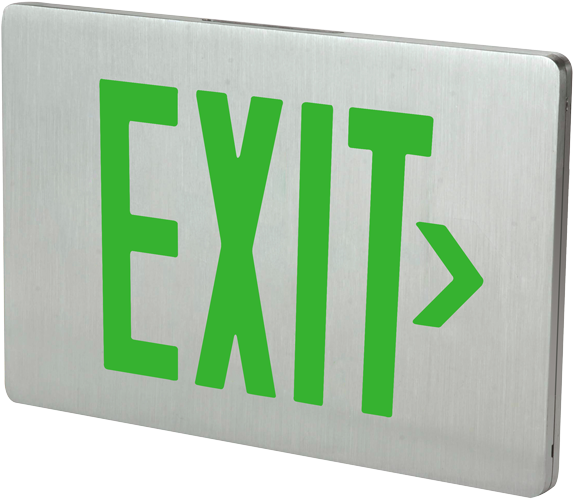 Aurora - Exit Sign (600x515), Png Download