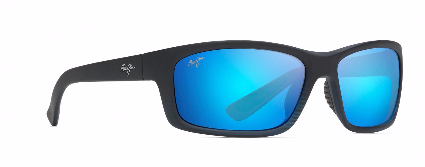 Maui Jim Kanaio Coast 766 Sunglasses<span>- Matte Translucent - Maui Jim Stingray Blue Lens (1454x695), Png Download
