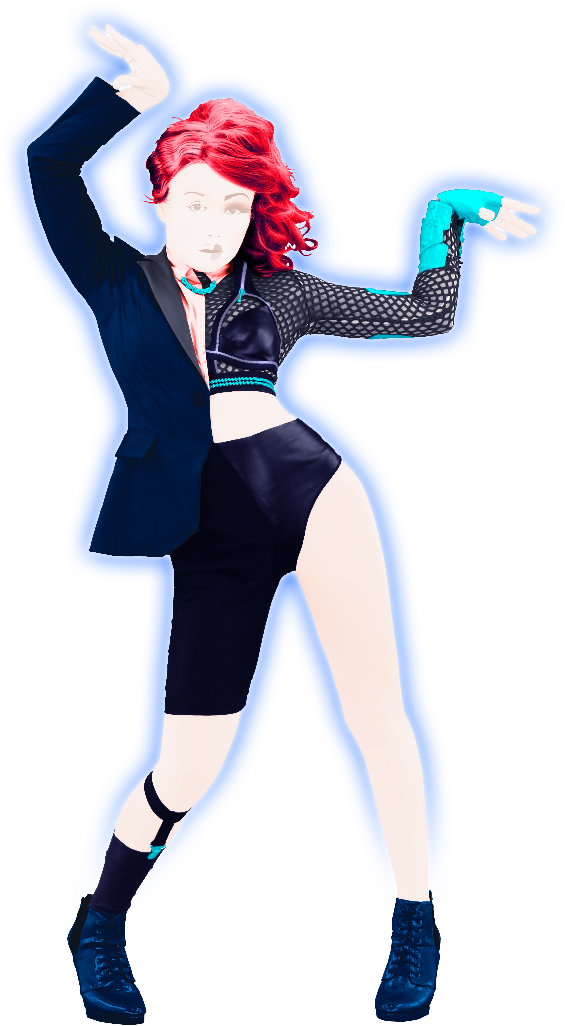 Born This Way Lead Dancer - Los Bailarines De Just Dance 2016 (724x1080), Png Download
