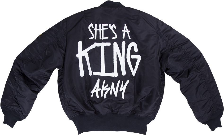 She's A King Bomber Jacket - Sweater (1000x1000), Png Download