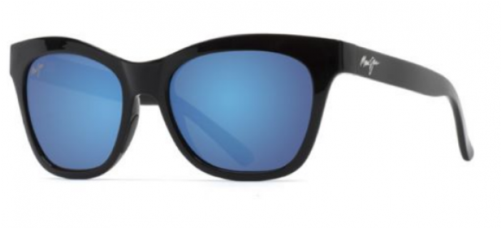 Maui Jim Sweet Leilani B722-02 - Maui Jim Sweet Leilani 722 - Gloss Black/blue Hawaii (700x700), Png Download