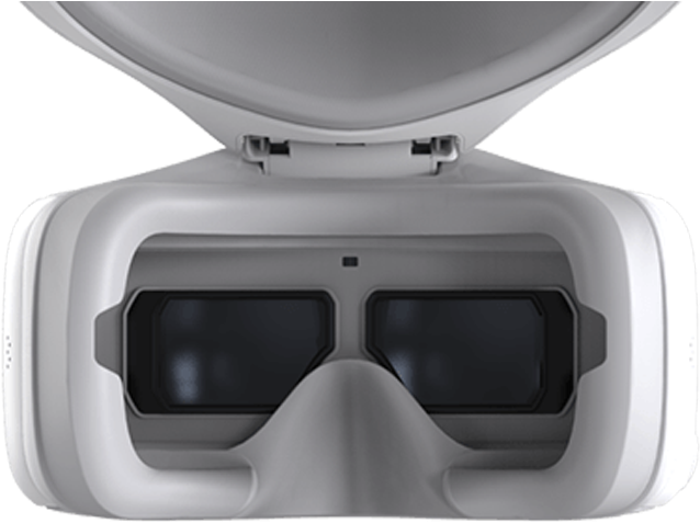 At The Head Of The Pack Are The Dji Goggles, Which - Dji (700x501), Png Download