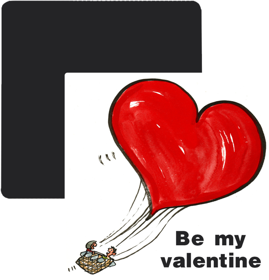 Be My Valentine Fridge Magnet - Eric Velez (1024x1024), Png Download