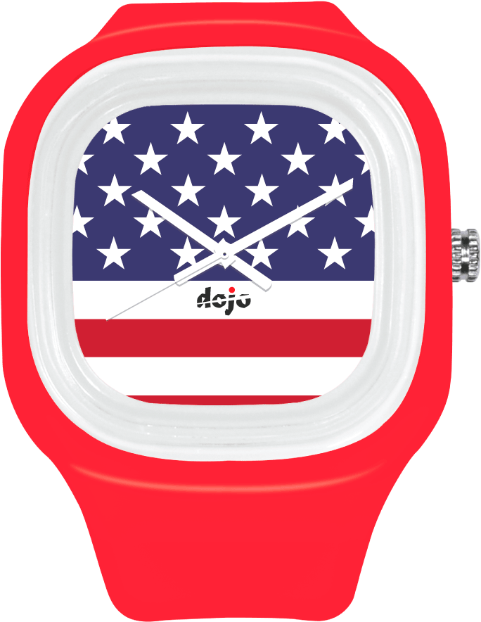 American Flag Watch - Analog Watch (1200x1200), Png Download